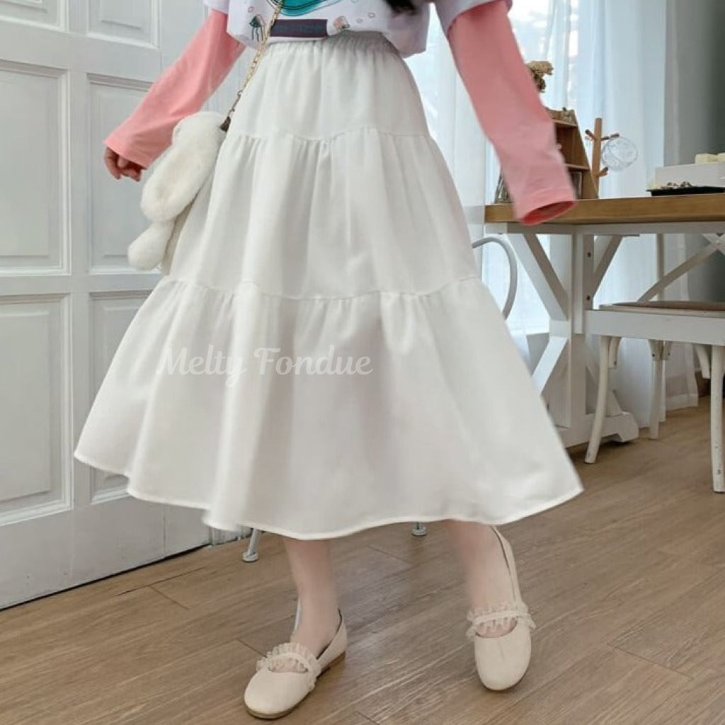 ときめく出会いのティアードスカート