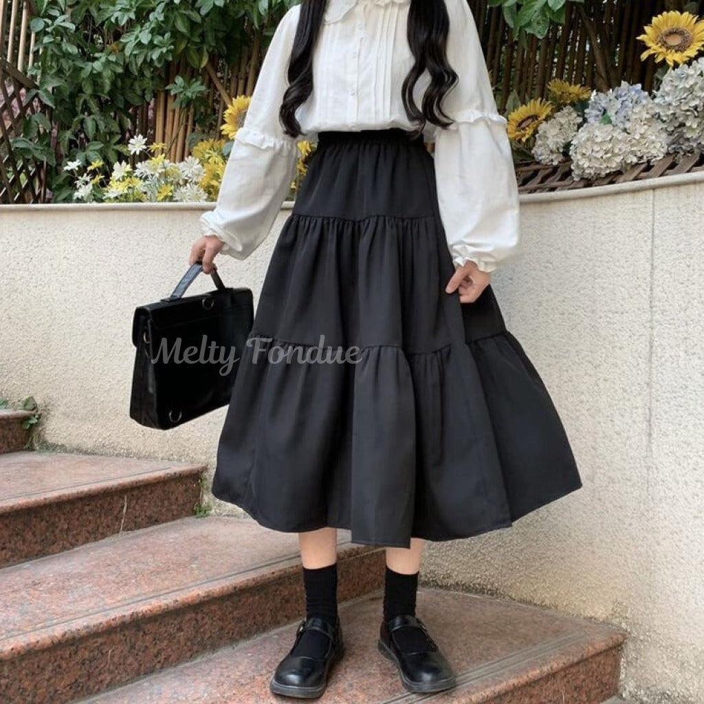 ときめく出会いのティアードスカート