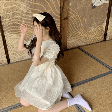 ふんわりシュガーワンピース
