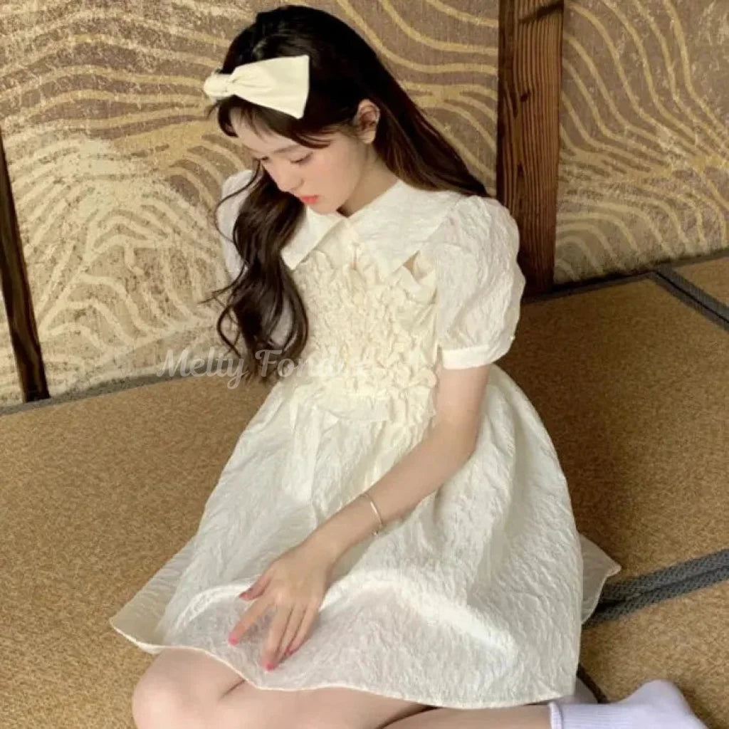 ふんわりシュガーワンピース
