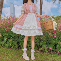 公式】《ふわふわフリルで甘くときめく》おとぎの国のお姫様ワンピース