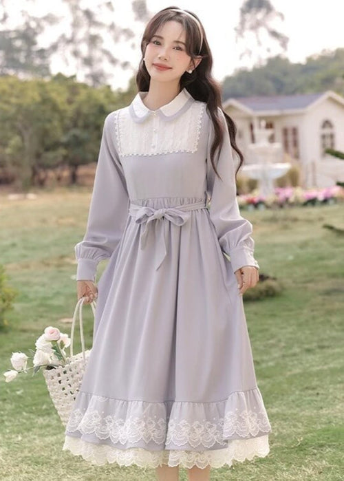 《甘すぎない、上品フェミニン》夢見る手紙のワンピース