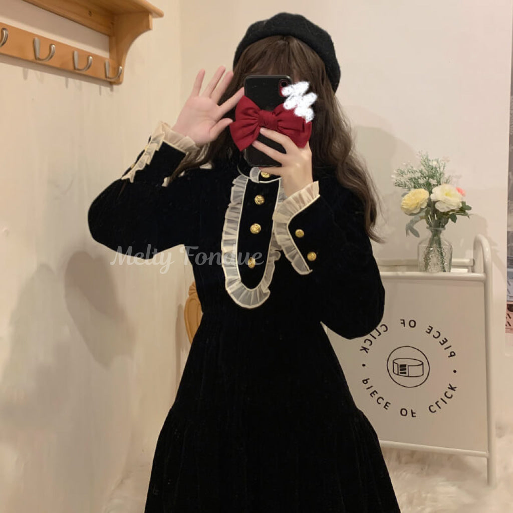 格式感じるお嬢様ワンピース（全２色）