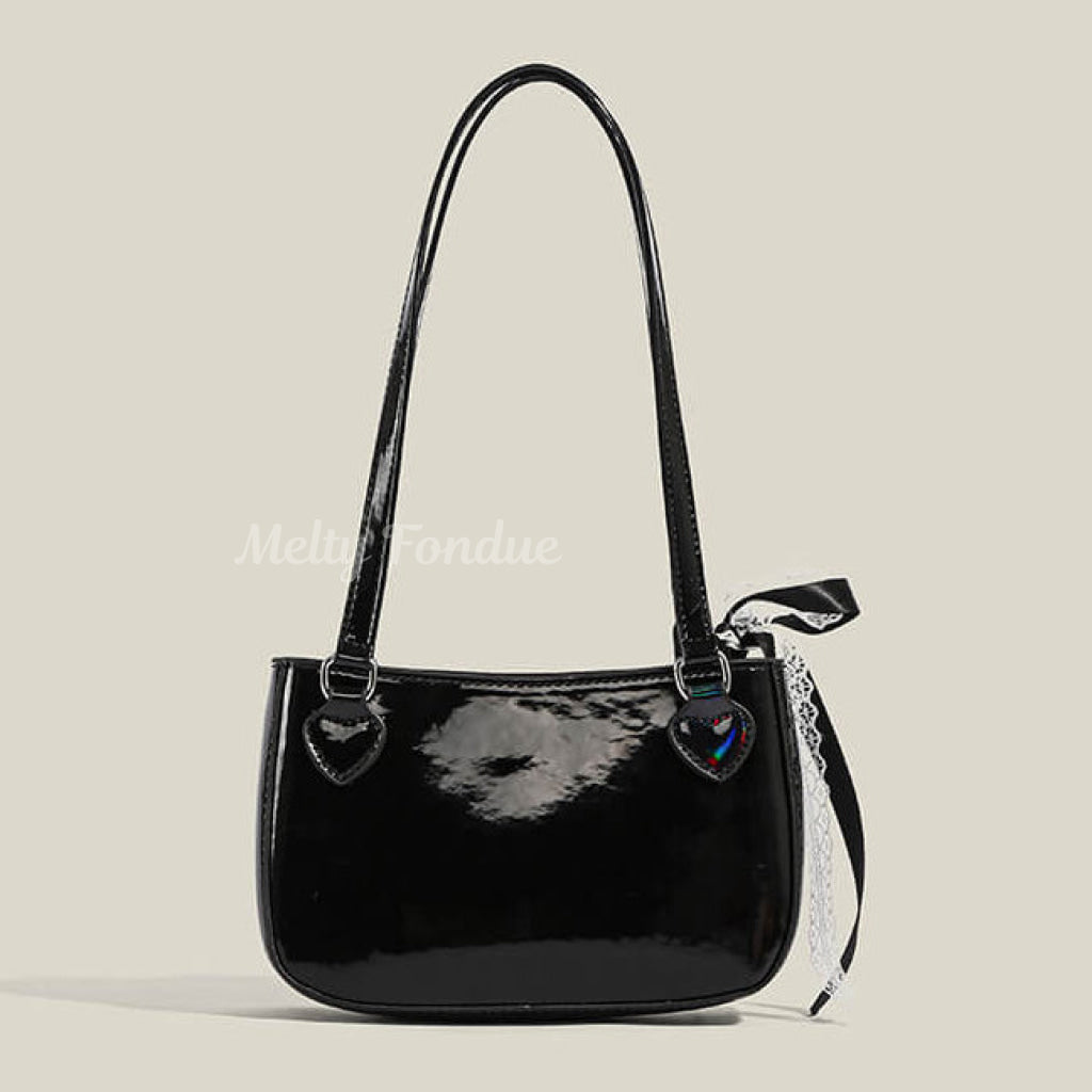 【ハンド/ショルダー 2way仕様】ハートのきらめきを閉じ込めた痛バッグ（全4色）