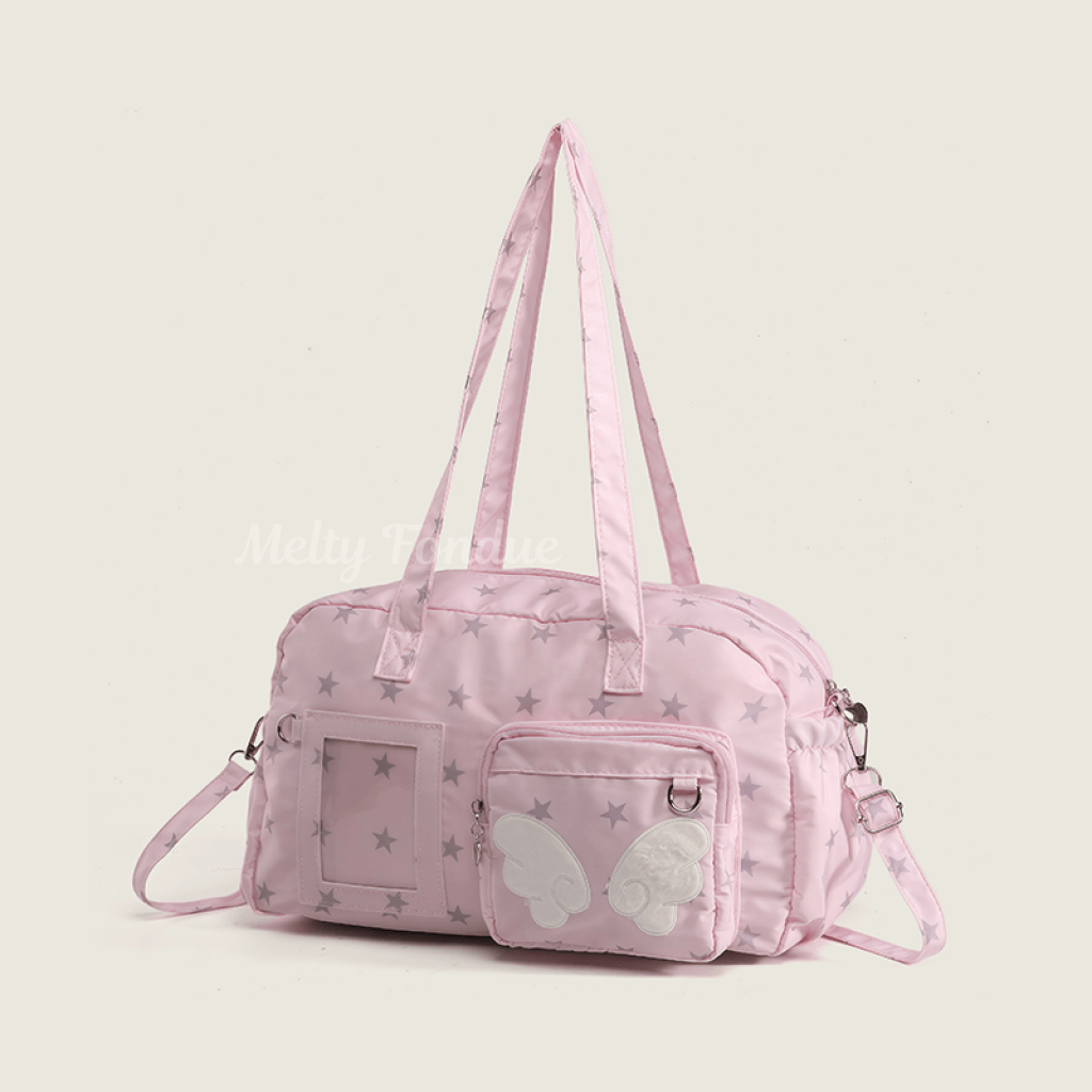 【ハンド/ショルダー 2WAY仕様】星降る夜のエンジェル痛バッグ