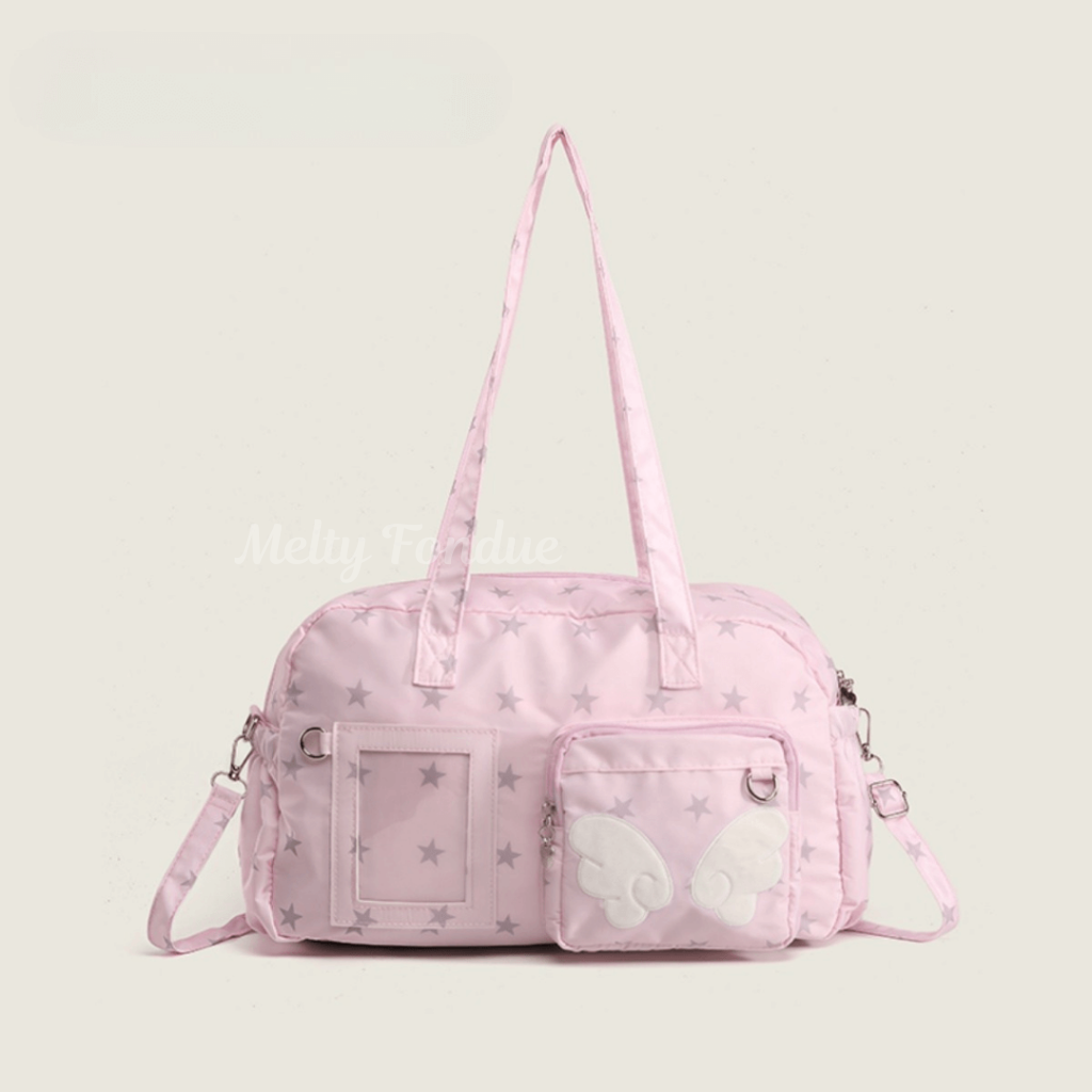 【ハンド/ショルダー 2WAY仕様】星降る夜のエンジェル痛バッグ