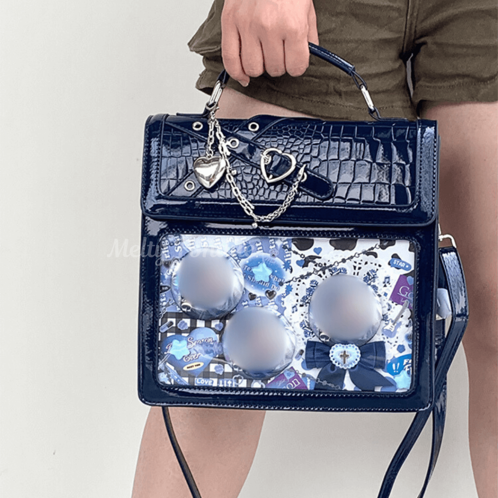 【ハンド/ショルダー/リュック 3way仕様】秘密の想いを閉じ込めた痛バッグ（全2色）