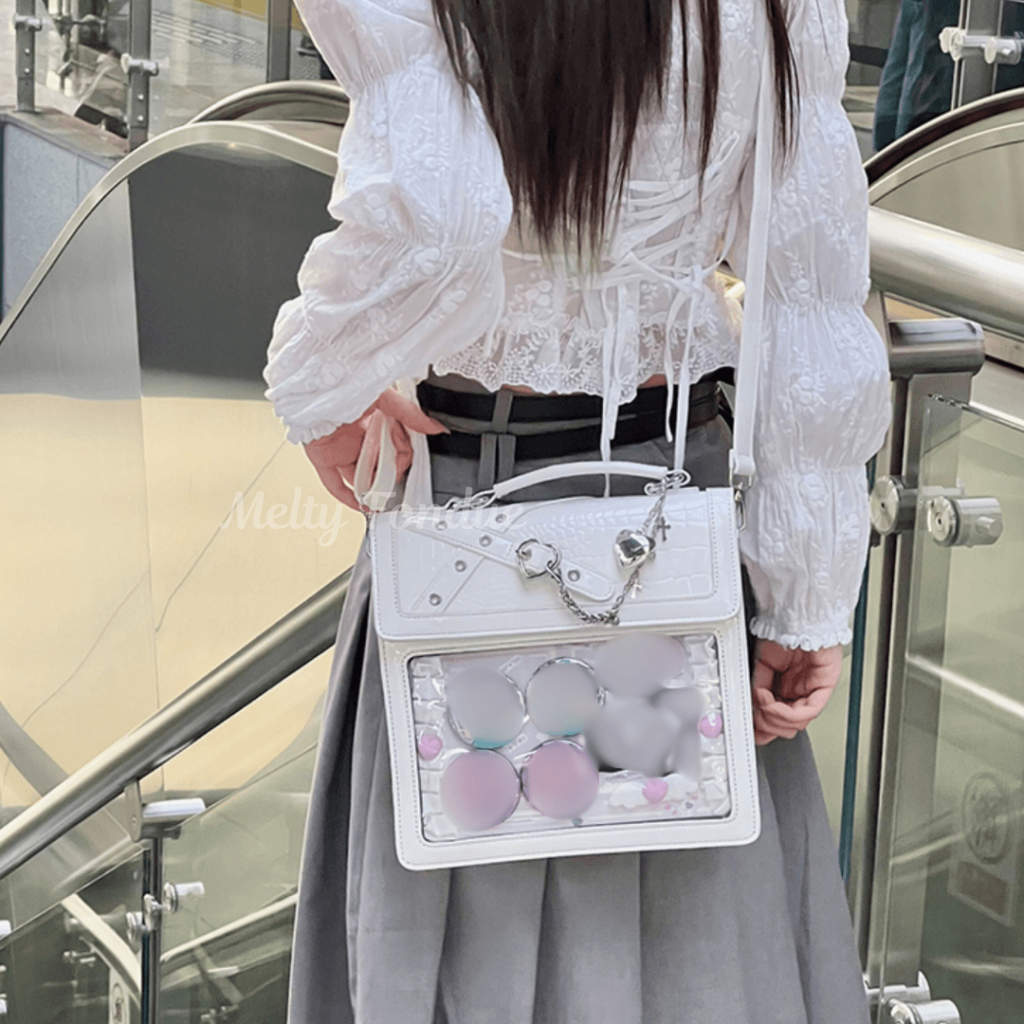 【ハンド/ショルダー/リュック 3way仕様】秘密の想いを閉じ込めた痛バッグ（全2色）