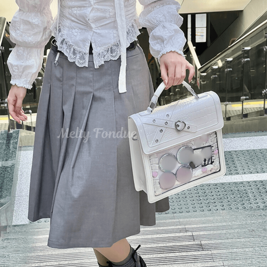 【ハンド/ショルダー/リュック 3way仕様】秘密の想いを閉じ込めた痛バッグ（全2色）