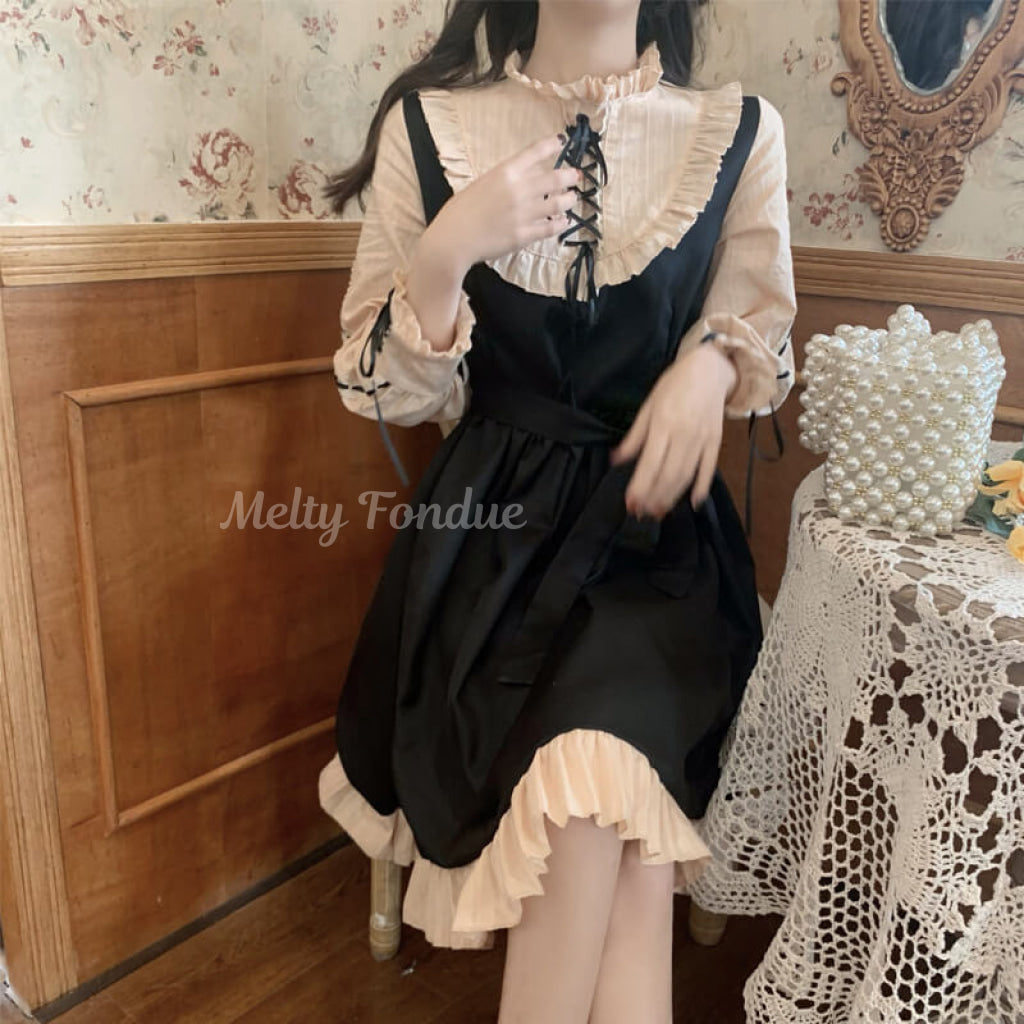 公式】《ひと目で可愛い、上品ワンピ》非日常のお姫様ワンピース