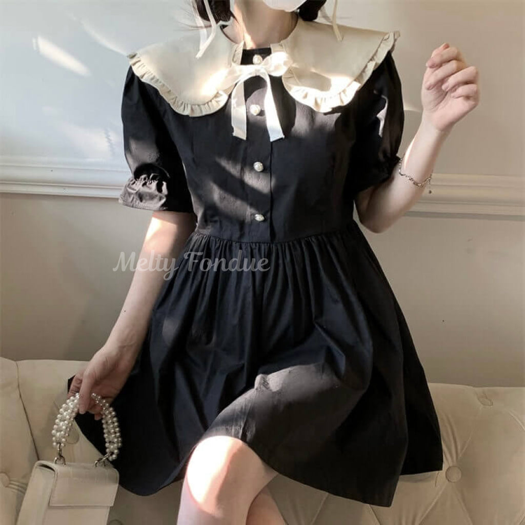 ほろ苦い珈琲を混ぜた恋心ワンピース