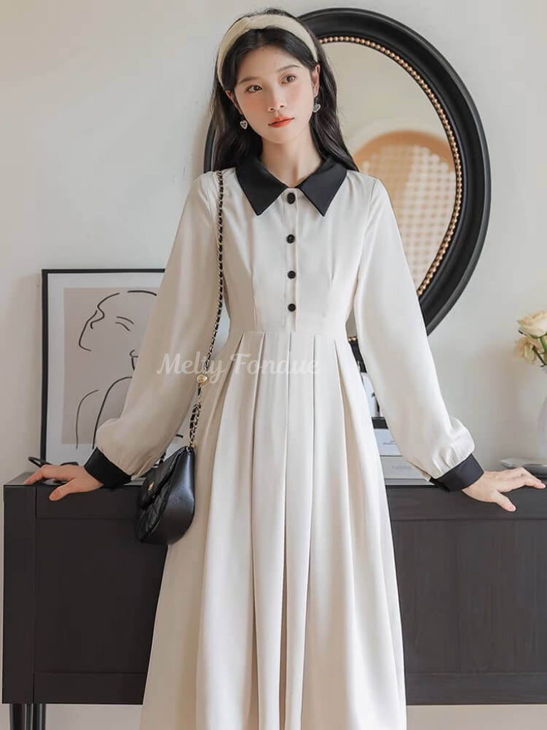 少女の背伸びワンピース