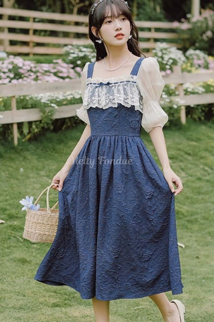 公式】花畑駆け回る少女の思い出ワンピース - プリンセス