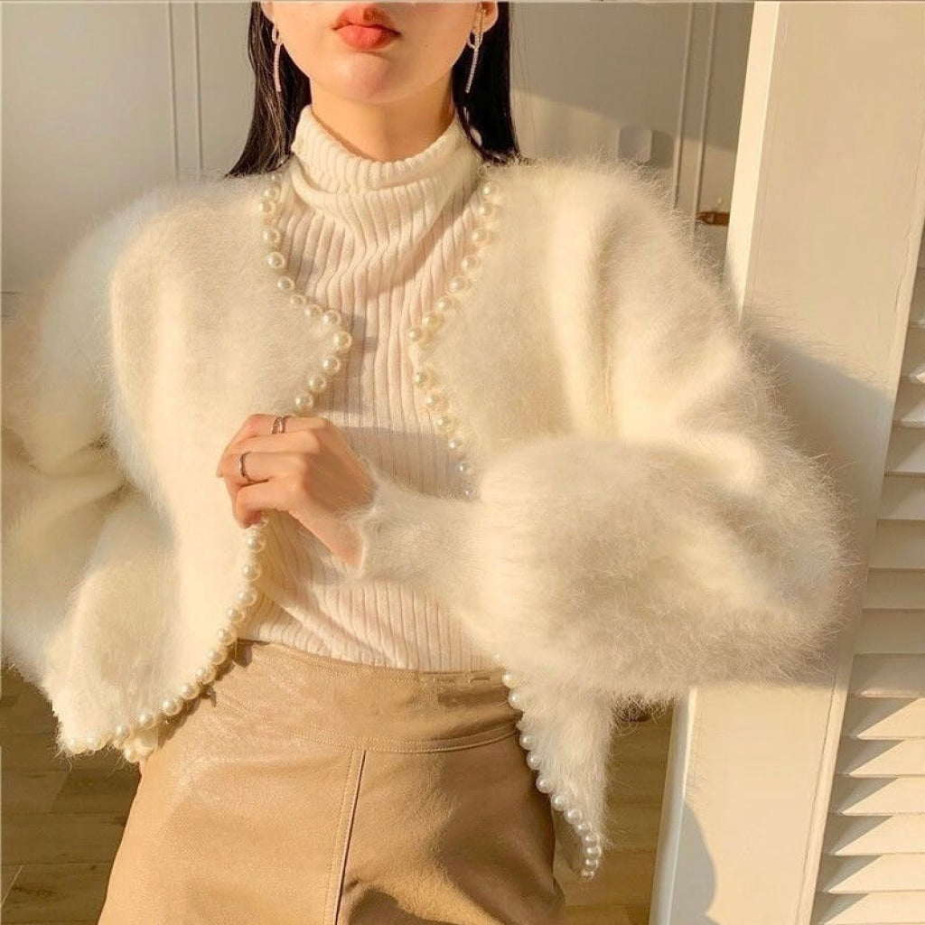 優しさで包み込むファーアウター（全５色） ホワイト