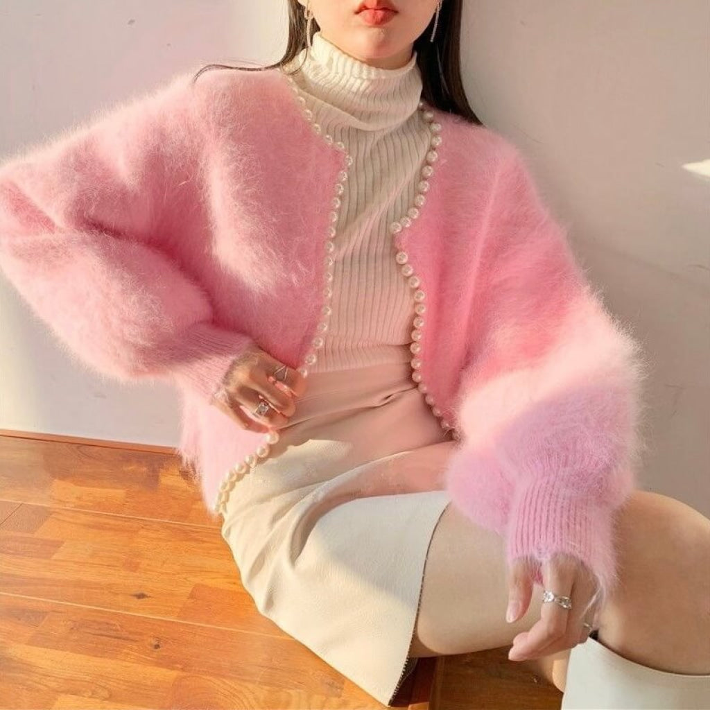 優しさで包み込むファーアウター（全５色） ピンク