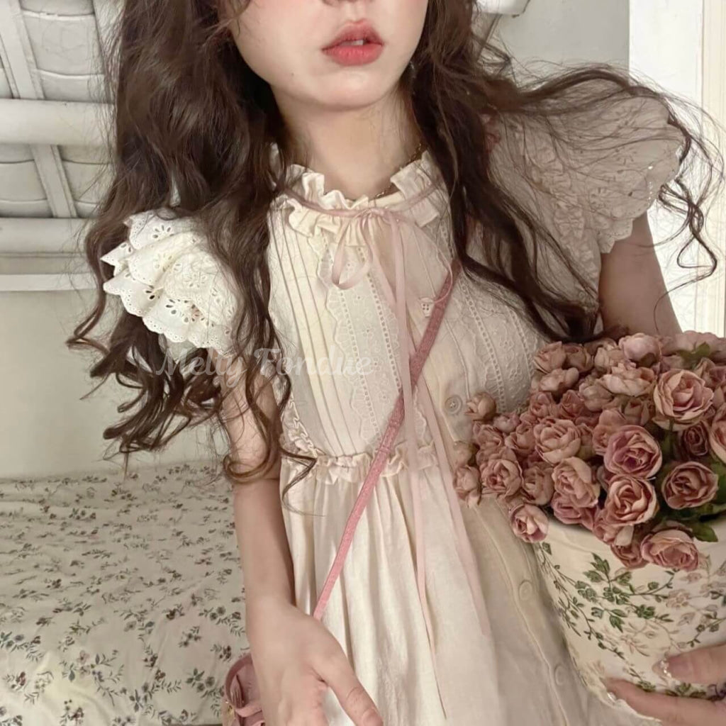 絵本の中の薔薇園ワンピース