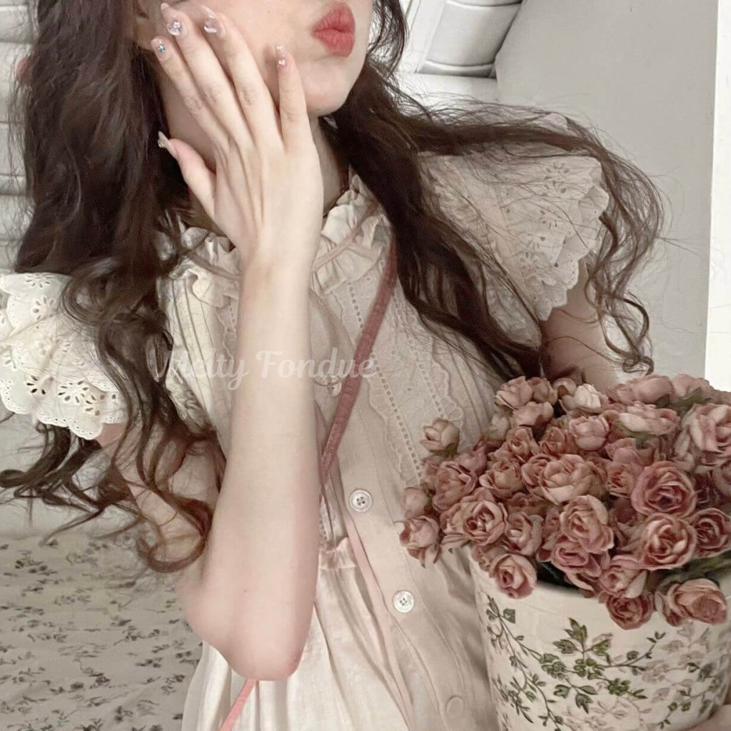 絵本の中の薔薇園ワンピース