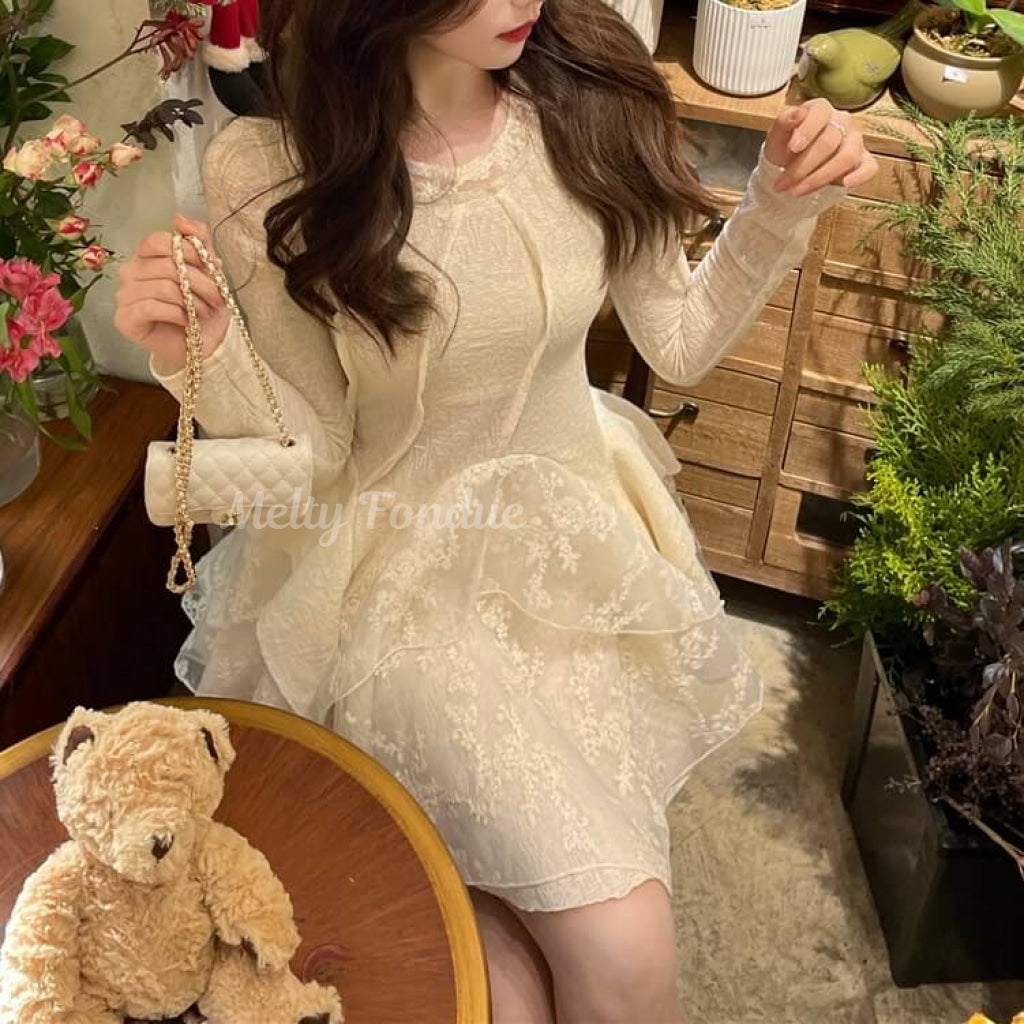 公式】【ふんわり透け感】絵本の中の妖精さんワンピース - プリンセス