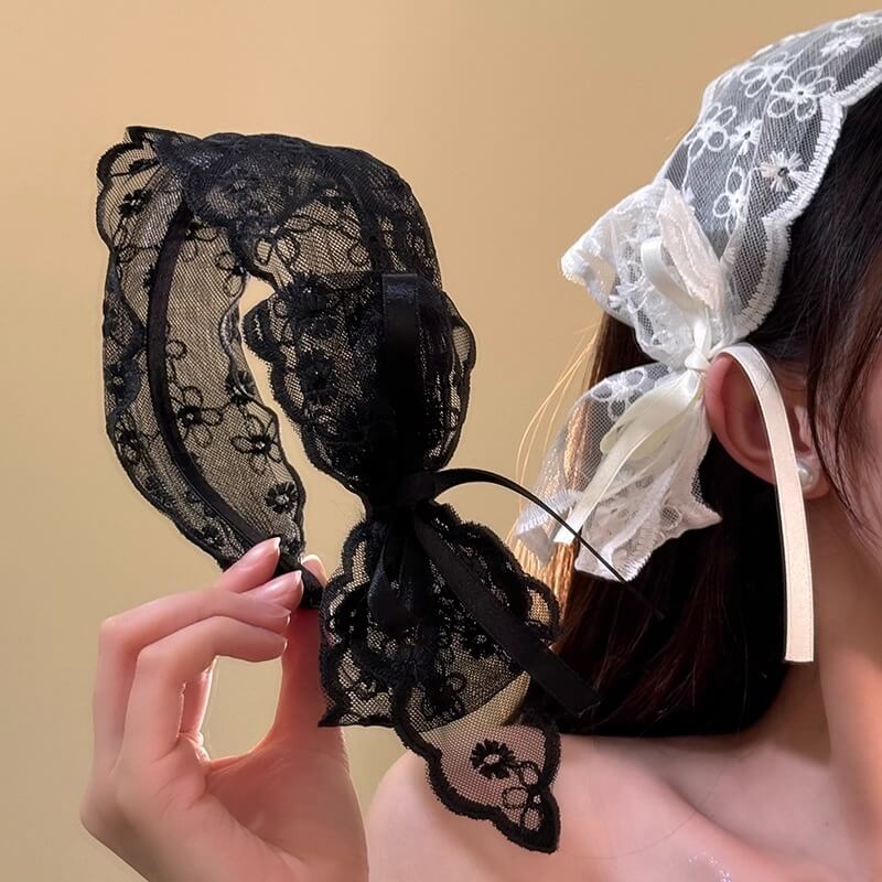 花語りのレースと夢みるカチューシャ (全2色)