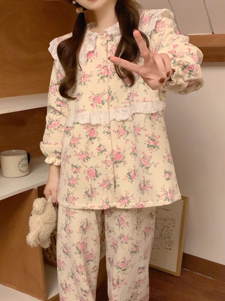 【2点セット】秘密の花園ルームウェア