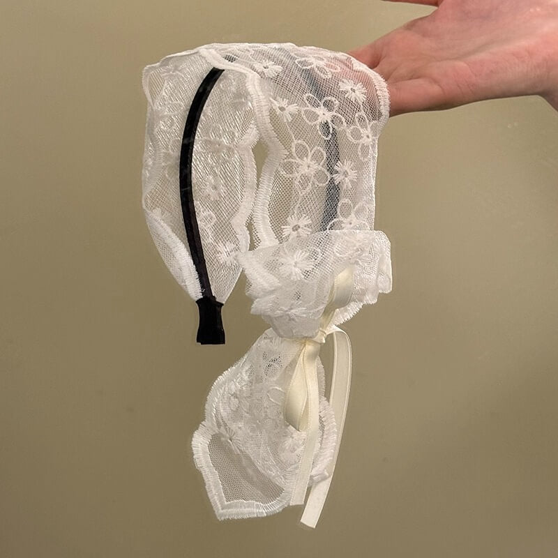 花語りのレースと夢みるカチューシャ (全2色)