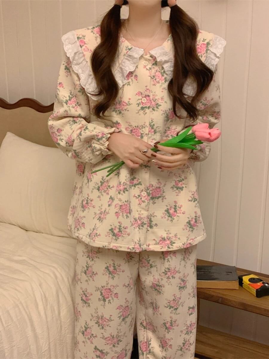 【2点セット】秘密の花園ルームウェア