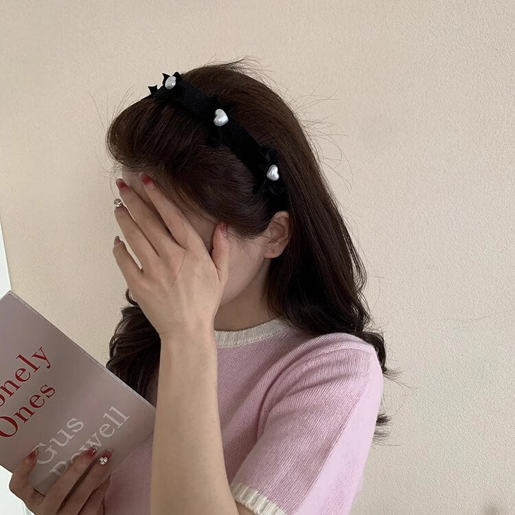 ハートの約束を結ぶリボンカチューシャ