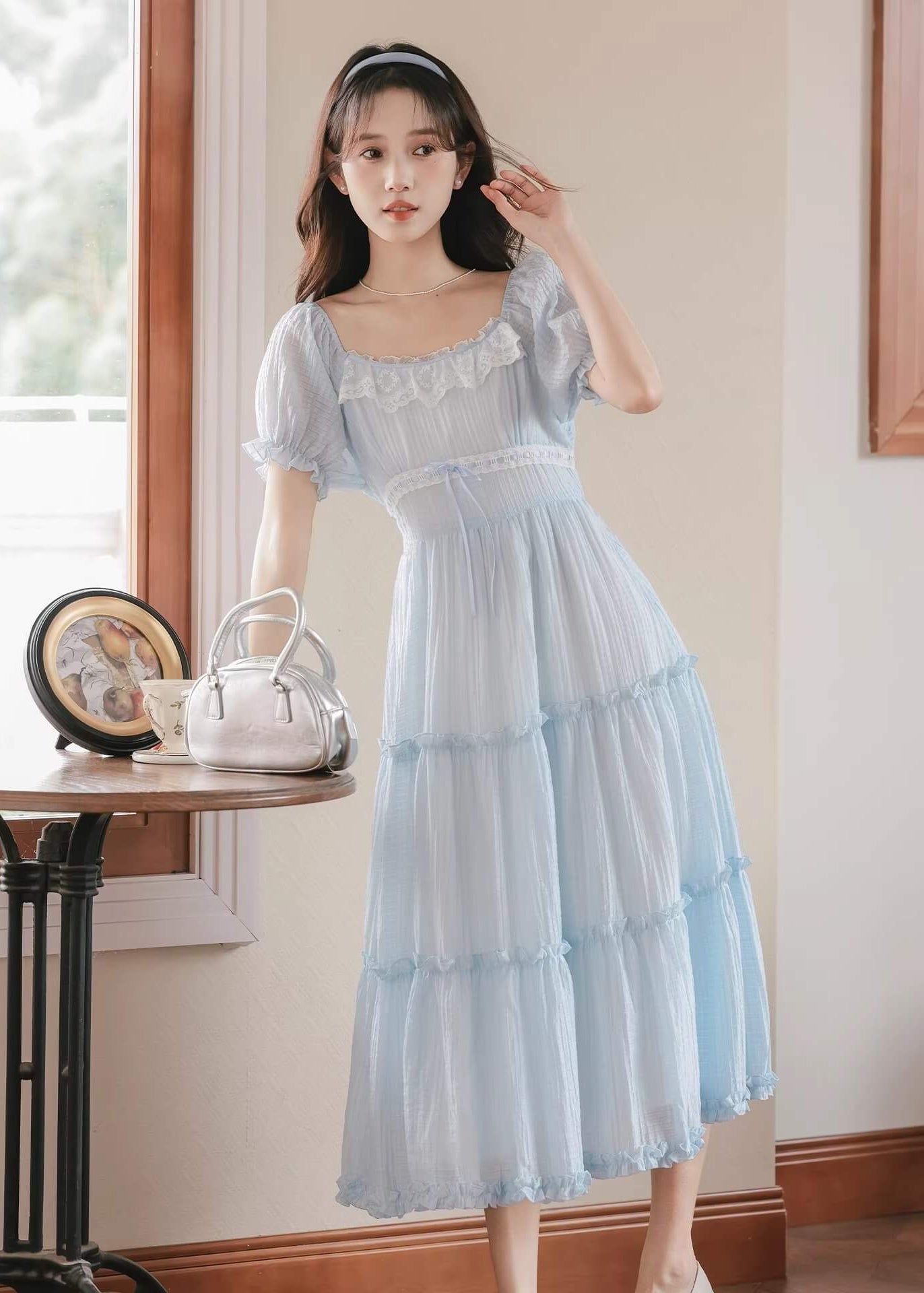 《袖を通した瞬間、物語のヒロイン》空色の夢みるワンピース