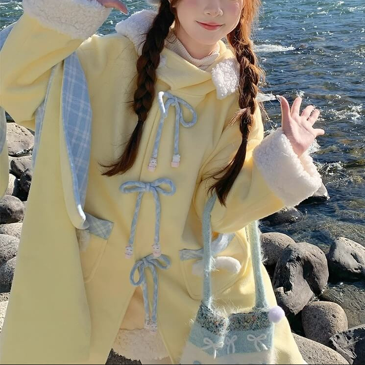 《暖かさもときめきも叶える》陽だまりのリボンが咲く日コート