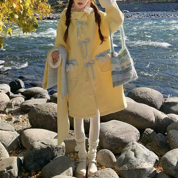 《暖かさもときめきも叶える》陽だまりのリボンが咲く日コート