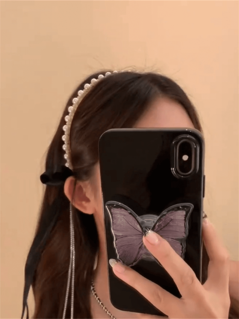 夢紡ぐリボンのロマンティックカチューシャ