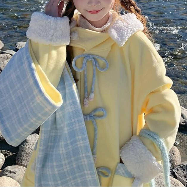 《暖かさもときめきも叶える》陽だまりのリボンが咲く日コート