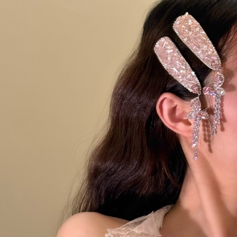 【2点セット】恋色バタフライの夢舞うヘアピン