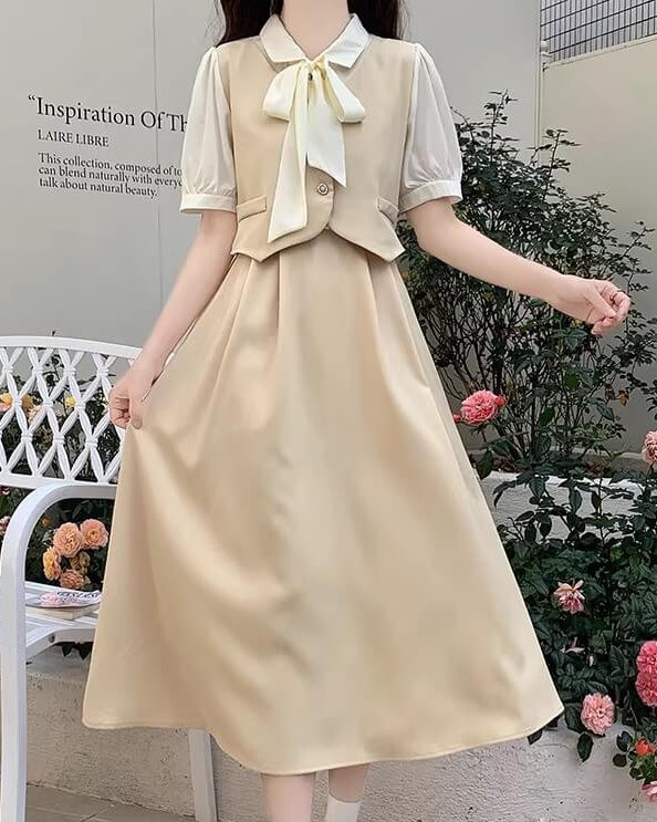 《一枚でコーデが完成》音を奏でる街角ワンピース（全3色）