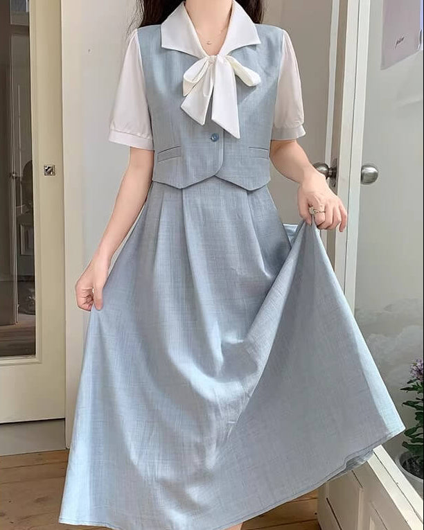 《一枚でコーデが完成》音を奏でる街角ワンピース（全3色）