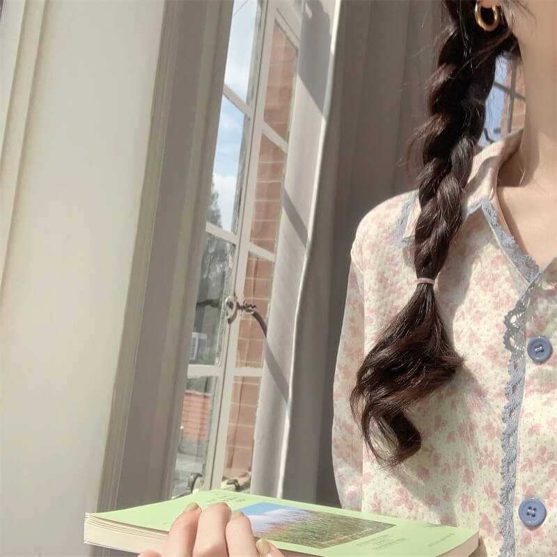 【2点セット】小さな庭のフローラルルームウェア