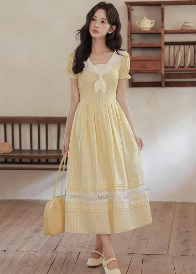 《爽やかプリンセス気分》花咲く庭に舞い降りるワンピース