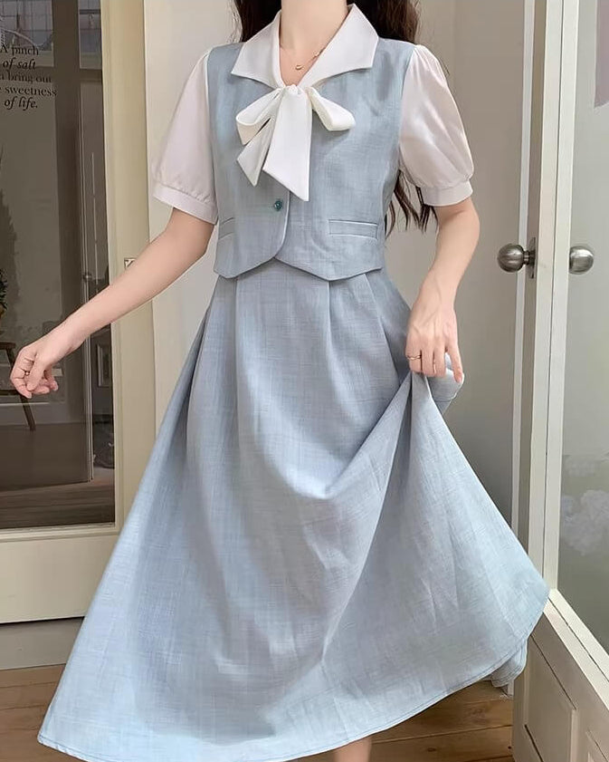 《一枚でコーデが完成》音を奏でる街角ワンピース（全3色）