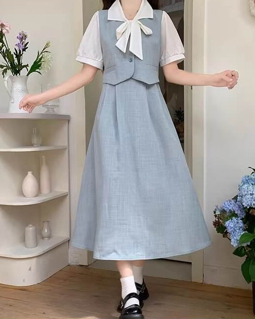 《一枚でコーデが完成》音を奏でる街角ワンピース（全3色）