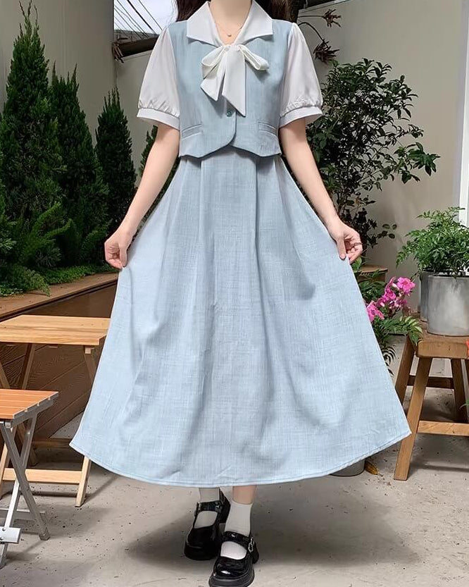 《一枚でコーデが完成》音を奏でる街角ワンピース（全3色）