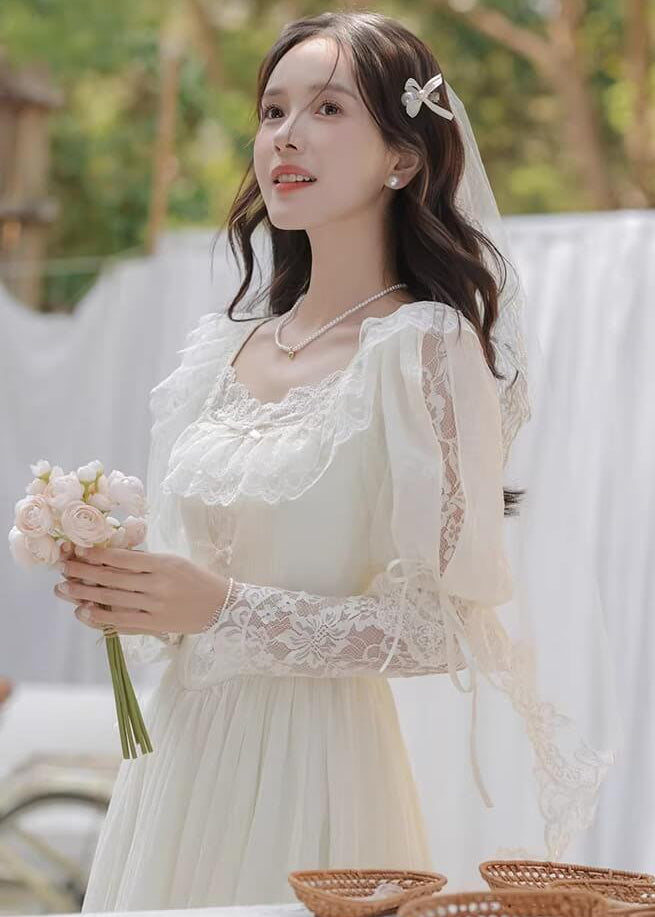 《ときめきを纏う一着》純白の誓いワンピース