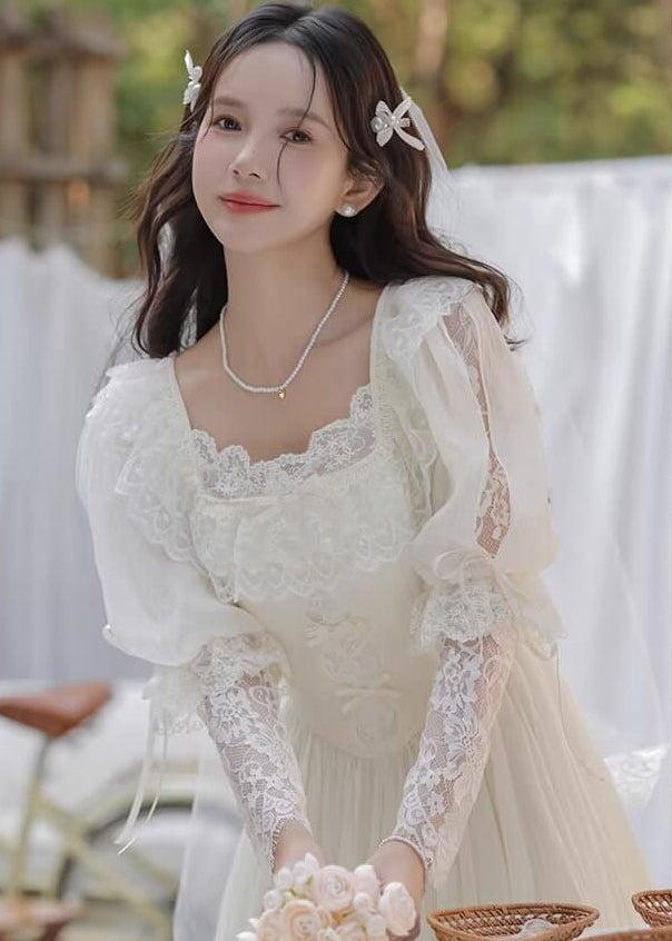 《ときめきを纏う一着》純白の誓いワンピース