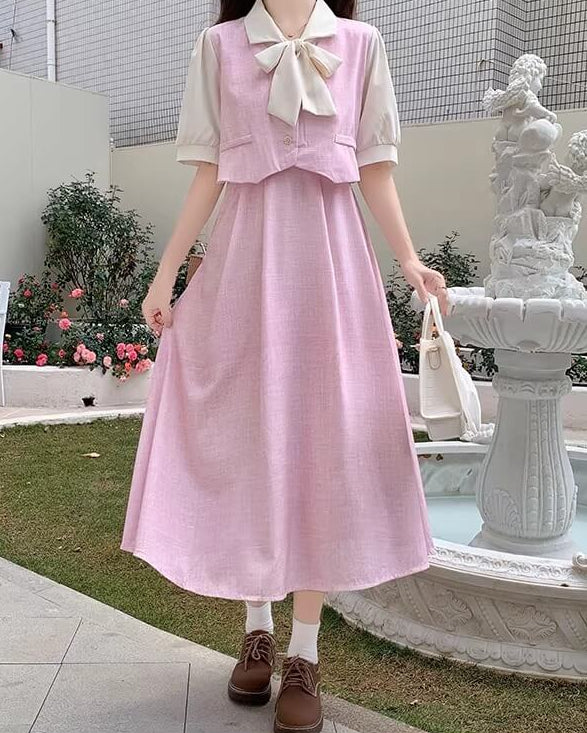 《一枚でコーデが完成》音を奏でる街角ワンピース（全3色）