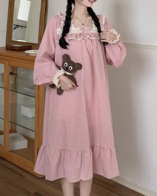 淡夢フリルのプリンセスルームウェア（全3色）