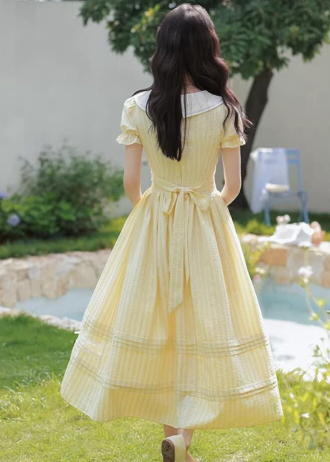 《爽やかプリンセス気分》花咲く庭に舞い降りるワンピース