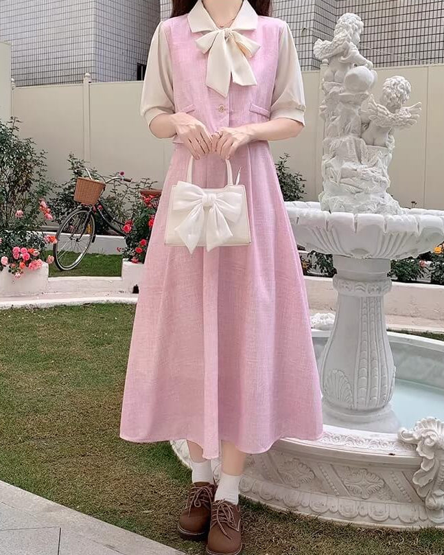 《一枚でコーデが完成》音を奏でる街角ワンピース（全3色）