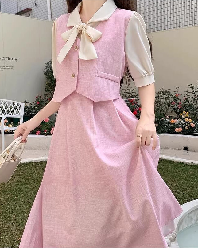 《一枚でコーデが完成》音を奏でる街角ワンピース（全3色）