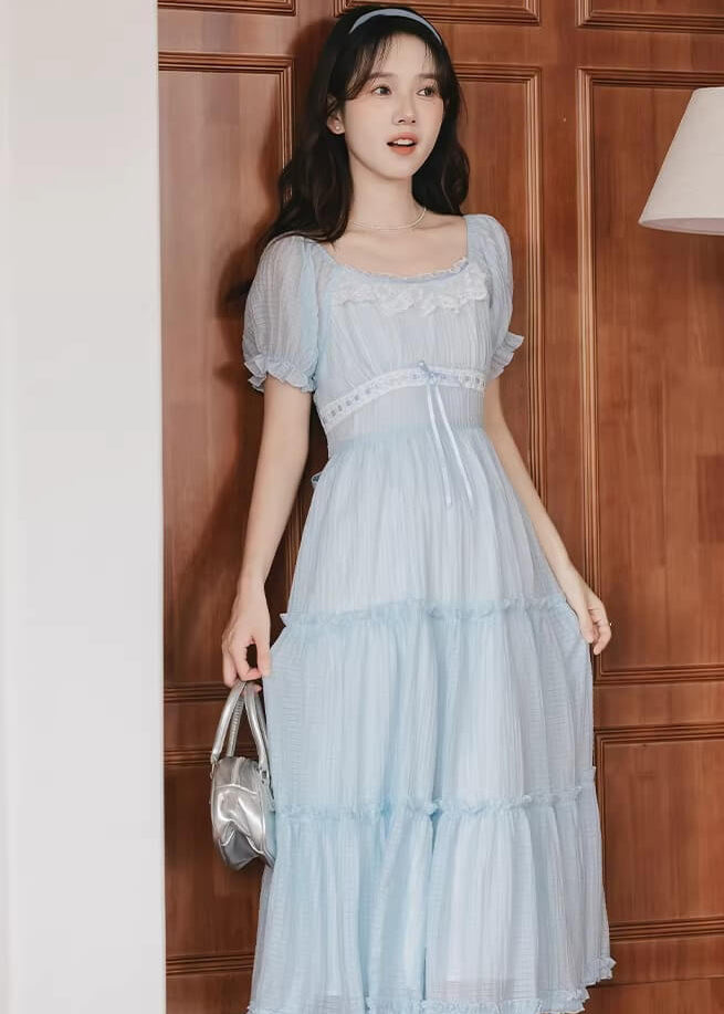 《袖を通した瞬間、物語のヒロイン》空色の夢みるワンピース