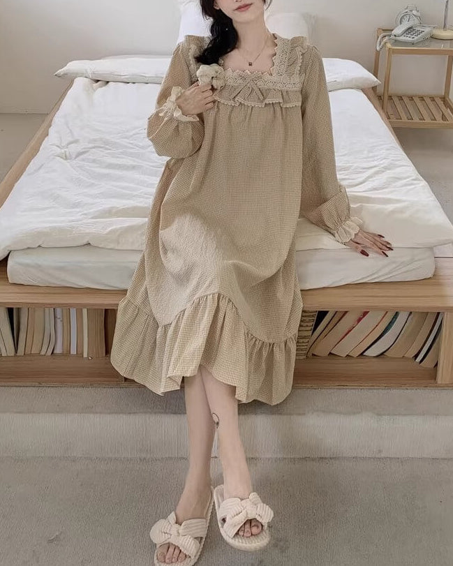 淡夢フリルのプリンセスルームウェア（全3色）