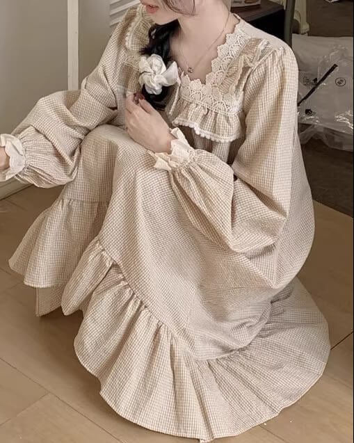 淡夢フリルのプリンセスルームウェア（全3色）